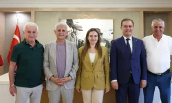 Antalya'da 4 belediye başkanından Büşra Özdemir'e ziyaret