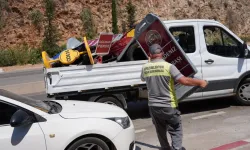 Kepez’de reklam işgallarine zabıta denetimi