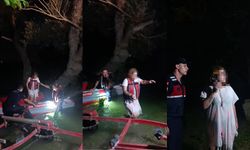 Manavgat Irmağı'nda mahsur kalan kadın kurtarılınca ekiplerden özür diledi