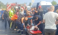 Manavgat’ta zincirleme kaza: 6’sı turist 17 kişi yaralandı