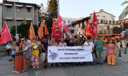Antalya’da NATO protestosu: “Tüm tutsaklar serbest bırakılsın!”
