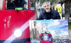 Ressam Ahmet Korkmaz’dan nostalji tramvayı için duygulandıran paylaşım