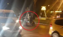 Konyaaltı'nda yayaya çarpan motosiklet sürücüsü öldü, yaya ağır yaralı