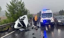 Muğla’da feci kaza! Otomobil parçalara bölündü
