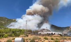 Antalya'nın ardından Mersin'de de yangın başladı