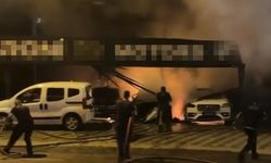 Antalya'da “Sokağın hakkını verin” deyip, galeriyi ateşe verdiler!