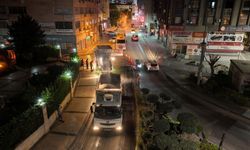 Antalya’da gece boyu çalıştılar! Şehit Binbaşı Cengiz Toytunç Caddesi yenilendi