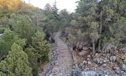 Antalya’da 3 bin 650 metrelik tarihi yol koruma altına alındı!