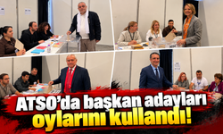 ATSO’da başkan adayları oylarını kullandı! Gözler seçim sonuçlarında