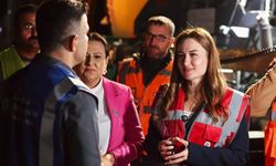 Büşra Özdemir gece denetimine çıktı: Müjdeyi sahada bu sözlerle verdi