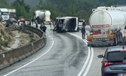 Isparta-Antalya yolunda otobüs devrildi! Ölü ve yaralılar var