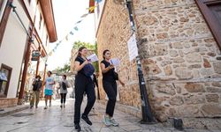 Kaleiçi’nde hem yarıştılar hem tarihi keşfettiler
