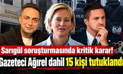 Sarıgül soruşturmasında kritik karar! Gazeteci Ağırel dahil 15 kişi tutuklandı