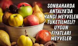 Sonbaharda Antalya’da hangi meyveler tüketilmeli? Uygun fiyatları meyveler