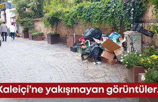 Antalya’da Kaleiçi’ne yakışmayan görüntüler…