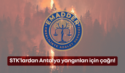 Emeklilikte Adalet Derneği'nden Antalya yangınları için çağrı!