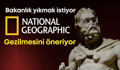 Yıkım için kapısına kilit vurulan Antalya Müzesi, National Geographic'te!