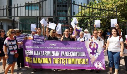 Antalya'da kadınlar Diyanet'e karşı tek yürek!