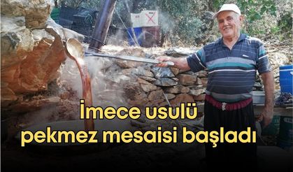 Gazipaşa’da asırlık tat: İmece usulü pekmez mesaisi başladı