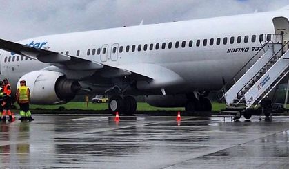 Antalya uçağı pistten çıktı, havada kriz yarattı!