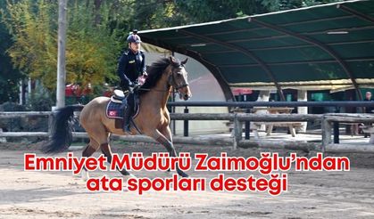 Emniyet Müdürü Zaimoğlu'ndan gençlere ata sporları desteği