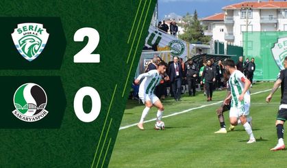 Serikspor'dan kritik galibiyet: 2-0