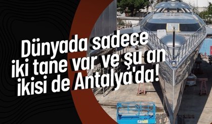 Dünyada sadece iki tane var ve şu an ikisi de Antalya'da!