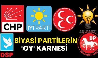Siyasi partilerin "oy" karnesi! İşte tarihin en yüksek oy oranları