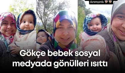Gündoğmuş’ta Gökçe bebek sosyal medyada gönülleri ısıttı