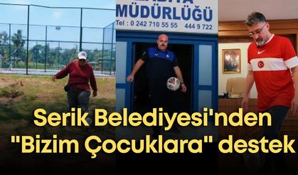 Serik Belediyesi'nden "Bizim Çocuklara" videolu destek