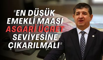 CHP'li Cavit Arı: "En düşük emekli maaşı asgari ücret seviyesine çıkarılmalı"