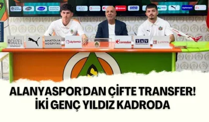 Alanyaspor'dan çifte transfer!