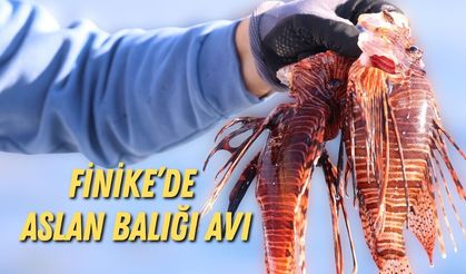 Finike’de Aslan Balığı avı: 9 takım ödül için mücadele etti