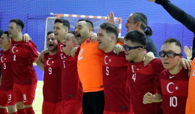Futsal Milli Takımı adını finale yazdırdı