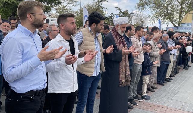 Alanya’da Filistinliler için gıyabi cenaze namazı