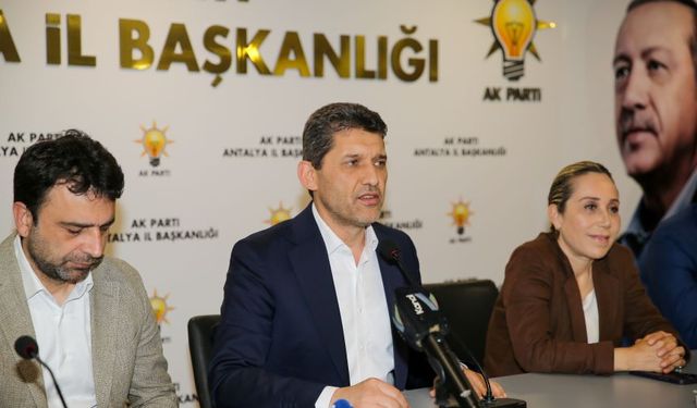 AK Parti'den 'çetin' yorum: "Antalya bize muhalefet görevi verdi"