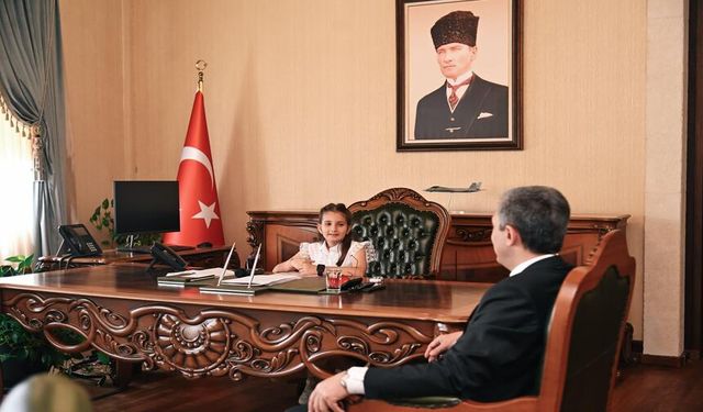 Antalya'nın çocuk valisi!
