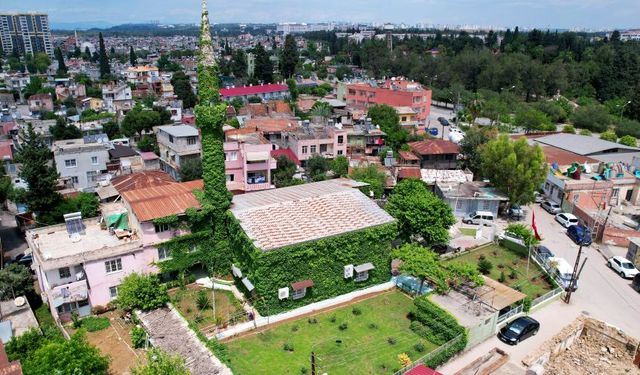 Adana’nın meşhur camisi tekrardan yeşillendi