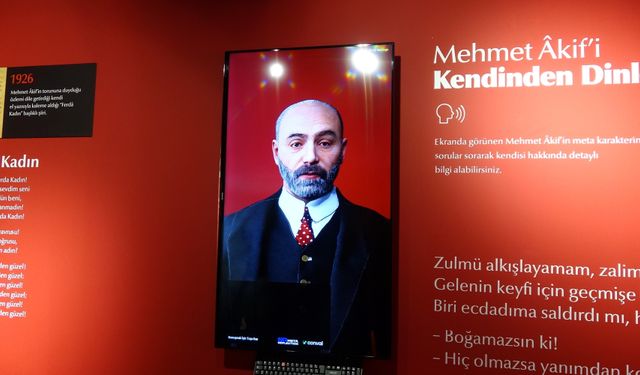 Vatan şairi Mehmet Akif Ersoy ile artık konuşabileceksiniz