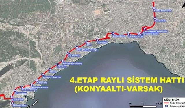 Antalya'da raylı sistem hattı sular altında kalacak! Yapılması büyük risk