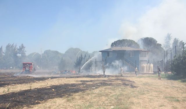Antalya Serik’te çıkan orman yangını söndürüldü