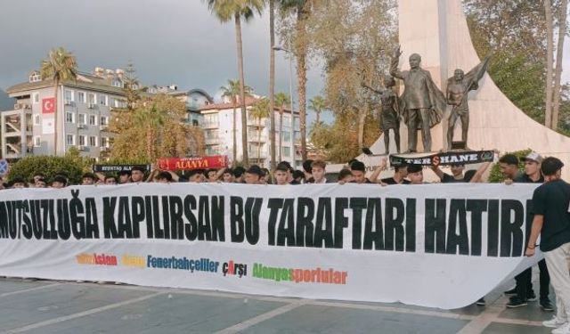 Bütün renkler kadınlar ve çocuklar için Alanya’da tek yürek oldu