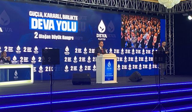 DEVA Partisi 2. Olağan Büyük Kongresi gerçekleştirildi