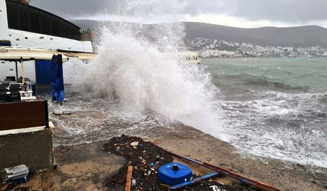 Balıkçılar ve denizciler dikkat! Bodrum-Kaş arasında fırtına bekleniyor