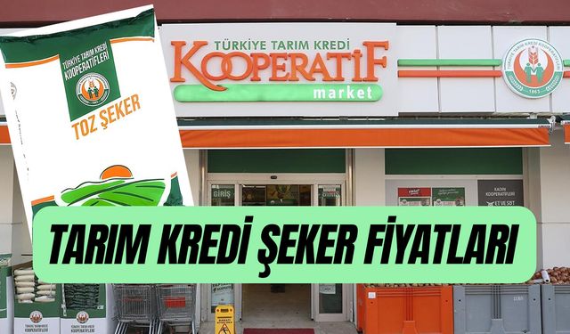 Tarım Kredi Şeker Fiyatları: 5 KG Toz Şeker Ne Kadar?