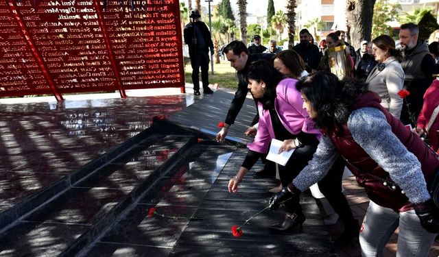 Antalya'da kadına yönelik şiddete karşı güçlü mesaj