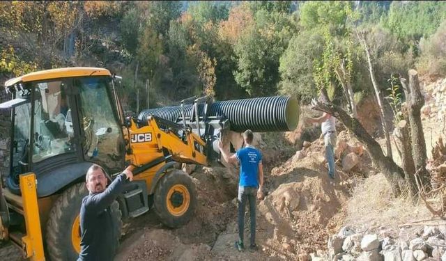 Antalya Büyükşehir'den İbradı'ya alt yapı çalışması