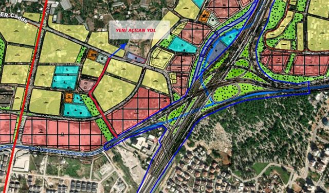 Kepez'e 600 metrelik yeni yol. Trafik biraz daha rahatlayacak