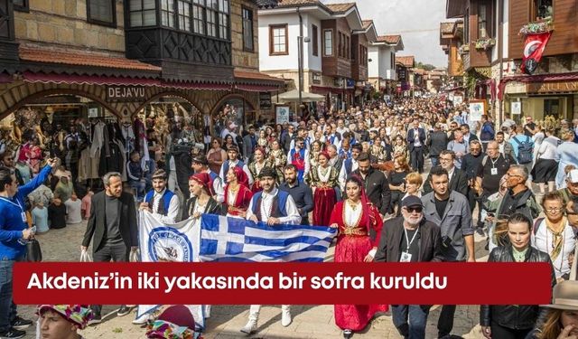 Uluslararası Manavgat Girit’ten Side’ye Kültür Festivali: Akdeniz’in iki yakasında bir sofra kuruldu