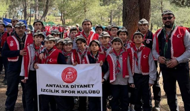Antalyalı izciler Çanakkale’de dedelerinin izinde